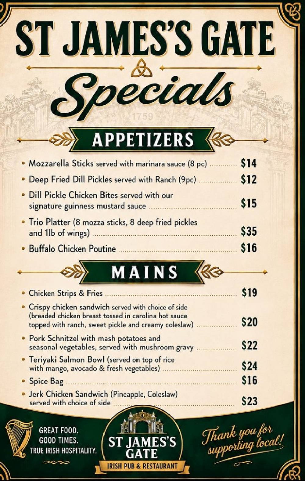 SPECIALS